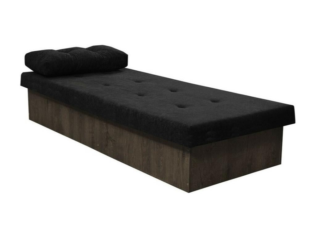 Black Bed, 80 x 190 x 39 cm