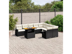 Black Woven Resin Wicker Outdoor Furniture Set - dlz1766570274311