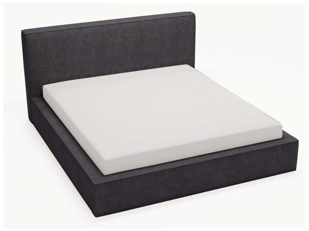 Anthracite Bed, 180 x 200 cm