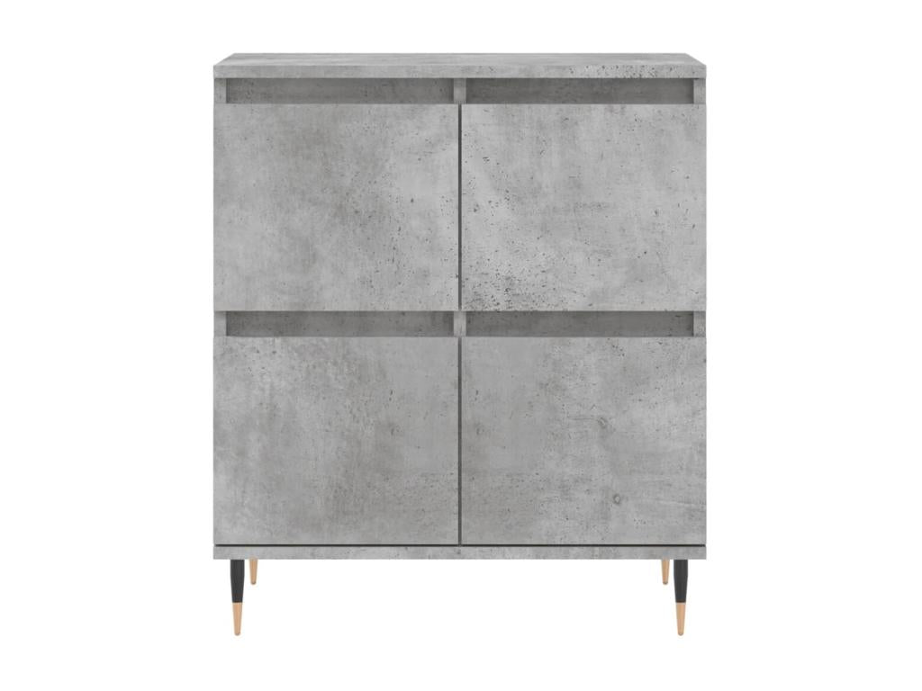 Gray Engineered Wood Sideboard