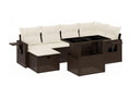 Brown Woven Resin Wicker Outdoor Furniture Set