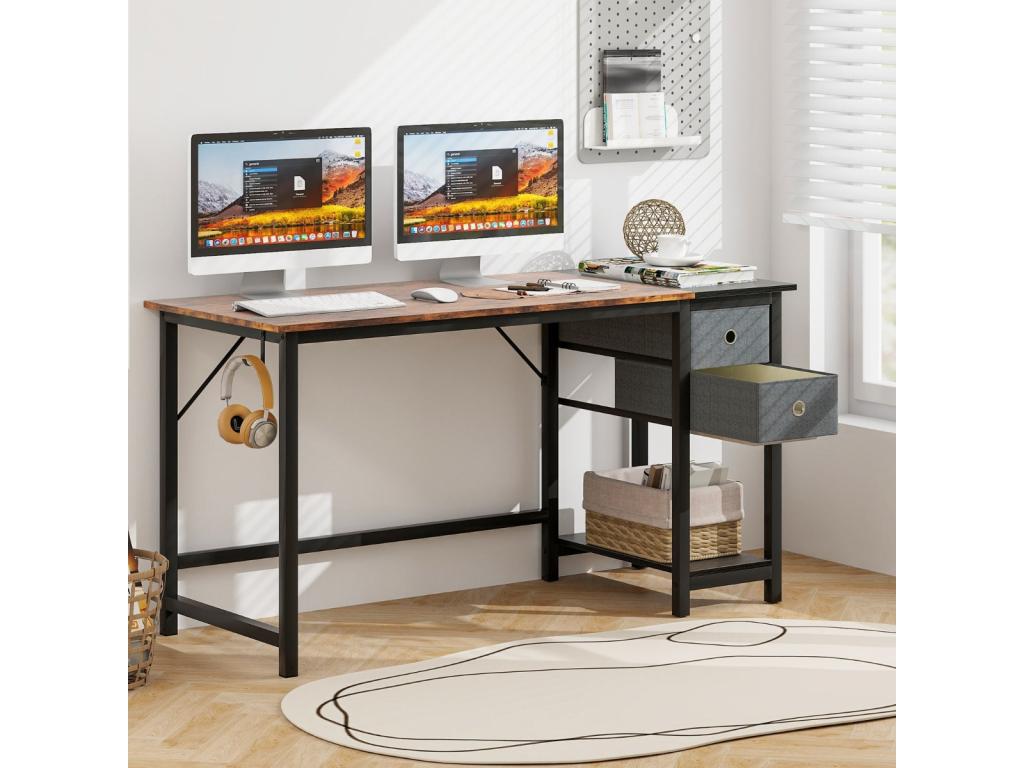 Black Home Furniture, 56 x 24.5 x 15 cm