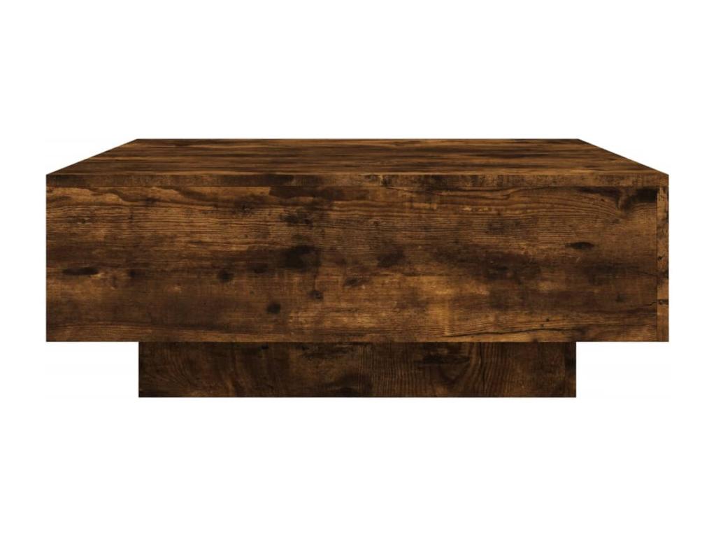 Natural Engineered Wood Coffee Table, 80 x 80 x 31 cm
