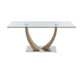 Natural Glass Dining Table