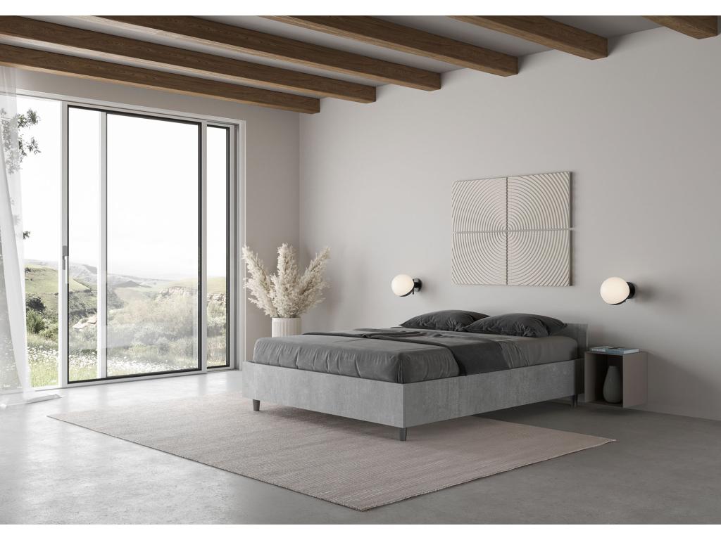 Gray Bed, 140 x 200 cm - dlz1766572104614