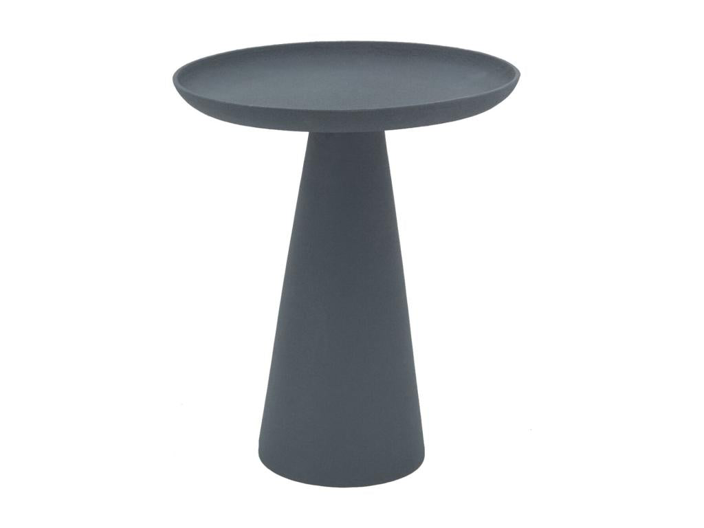 Blue Metal Side Table