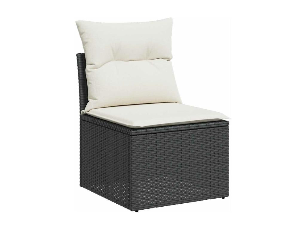 Black Woven Resin Wicker Outdoor Furniture Set - dlz1766570812537