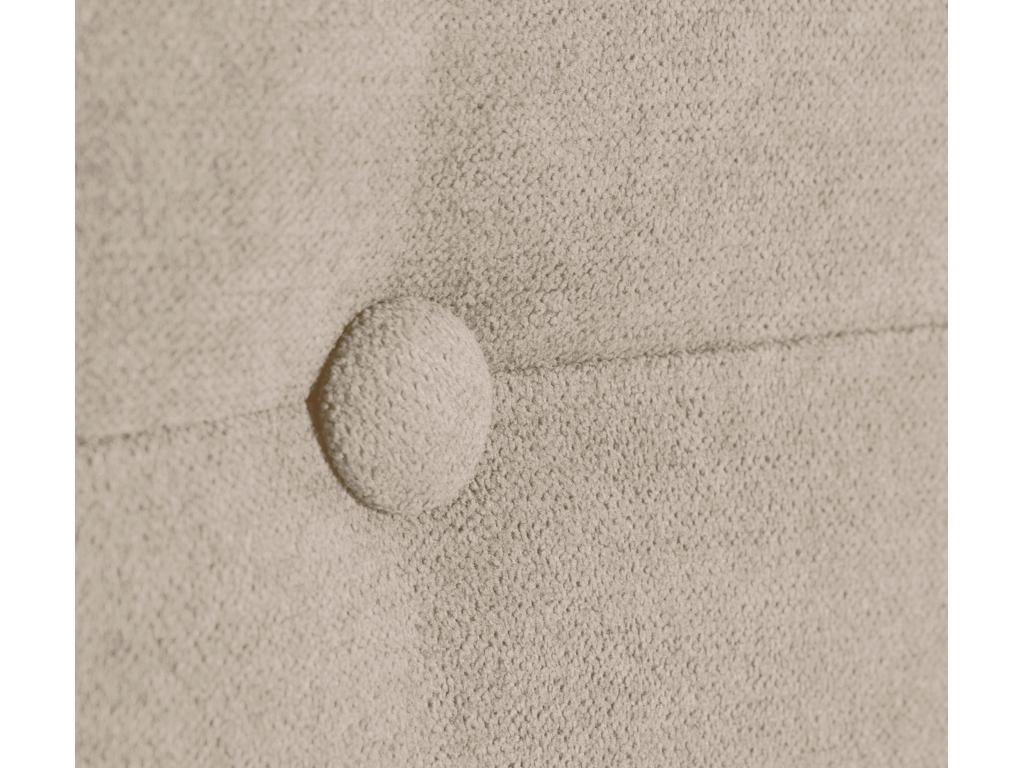 Beige Fabric Bed, 105 x 50 cm