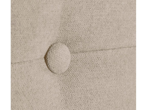 Beige Fabric Bed, 105 x 50 cm