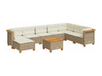 Beige Woven Resin Wicker Outdoor Furniture Set - dlz1766570296114