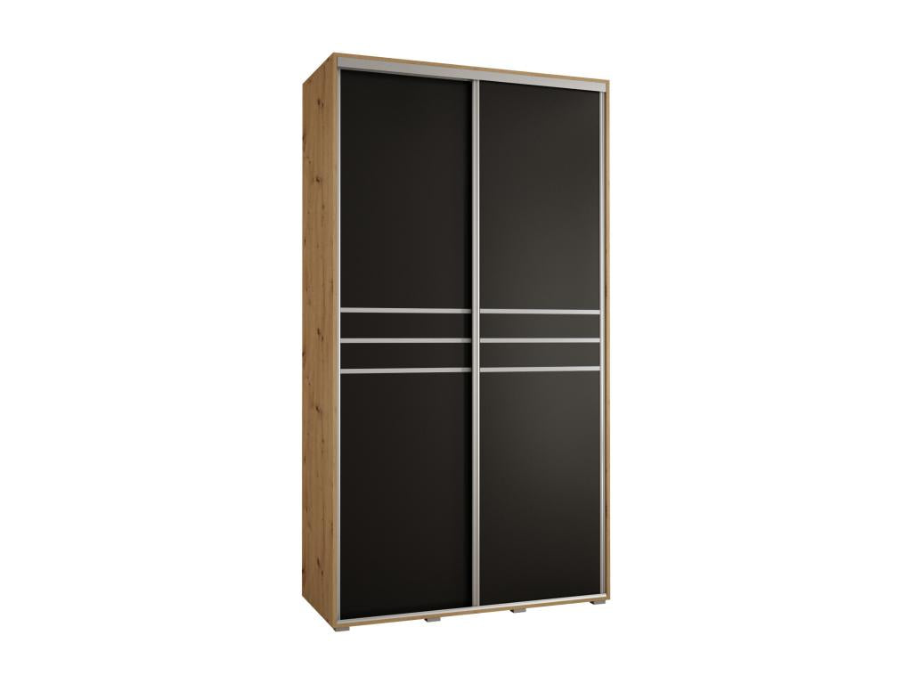 Black Wardrobe, 130 x 45 x 235.2 cm