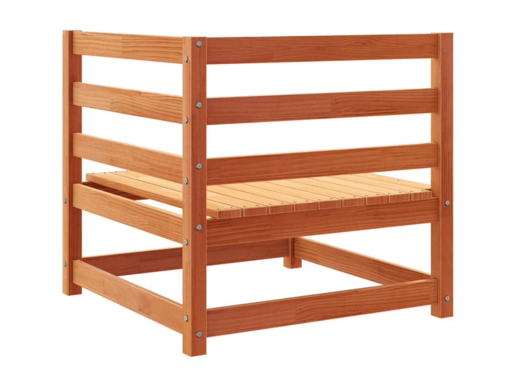 Brown Pine Wood Outdoor Furniture Set - dlz1766570725704