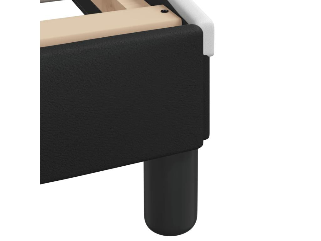 Black Faux Leather Mattress, 140 x 200 cm