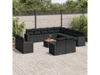 Black Woven Resin Wicker Outdoor Furniture Set - dlz1766570921325