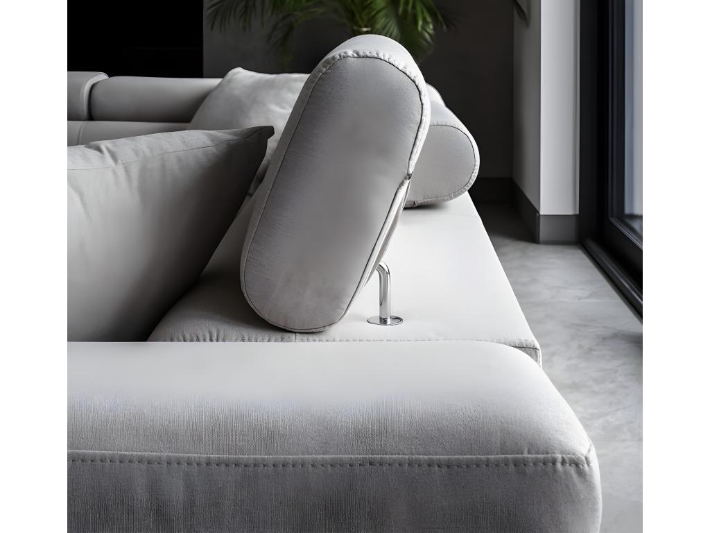 Gray Fabric Sofa Bed