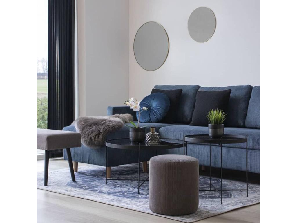 Black Coffee Table, 70 x 40 cm