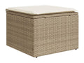 Beige Woven Resin Wicker Outdoor Furniture Set - dlz1766570909799