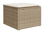 Beige Woven Resin Wicker Outdoor Furniture Set - dlz1766570909799