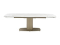 White Metal Dining Table
