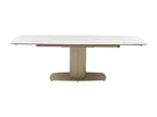 White Metal Dining Table