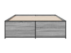 Gray Metal Bed Frame, 120 x 200 cm