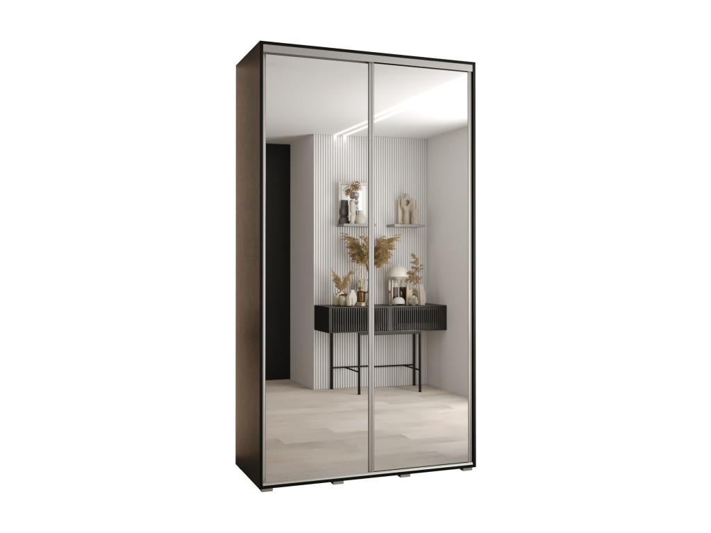Black Wardrobe, 130 x 45 x 235.2 cm - dlz1766570784841