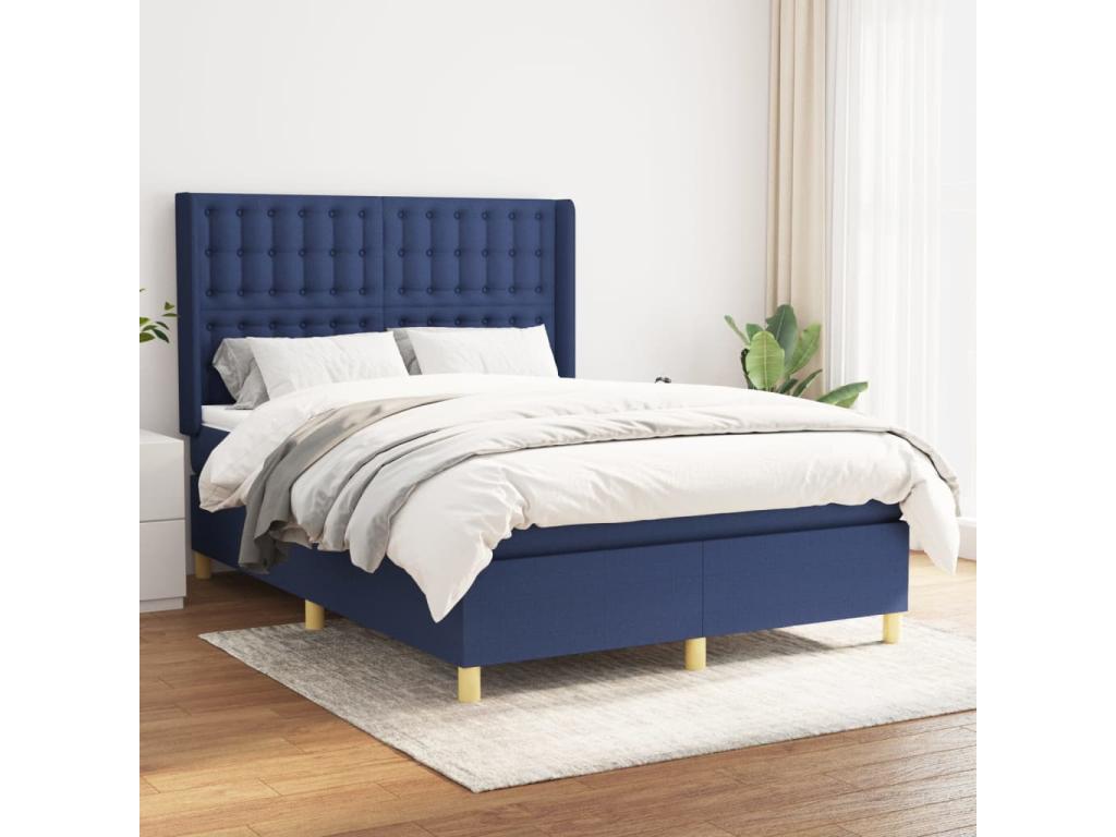 Blue Fabric Mattress, 140 x 200 cm
