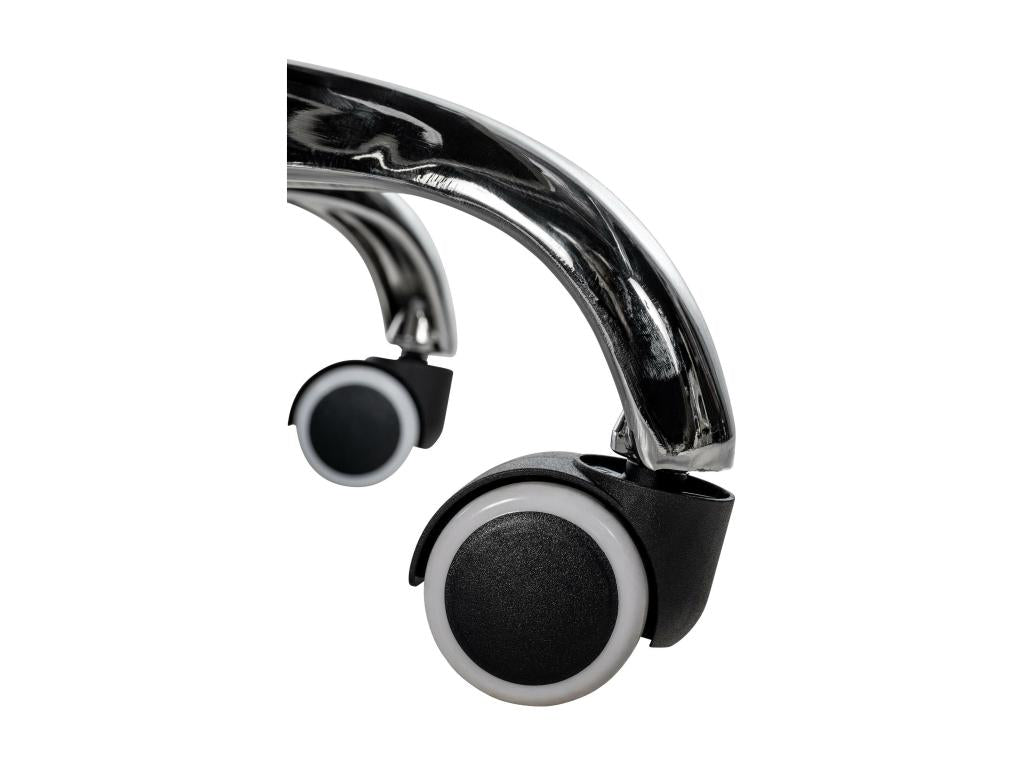 Black Faux Leather Chair