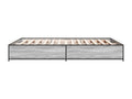 Gray Engineered Wood Bed Frame, 120 x 200 cm
