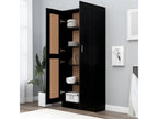 Black Bookcase, 82.5 x 30.5 x 185.5 cm