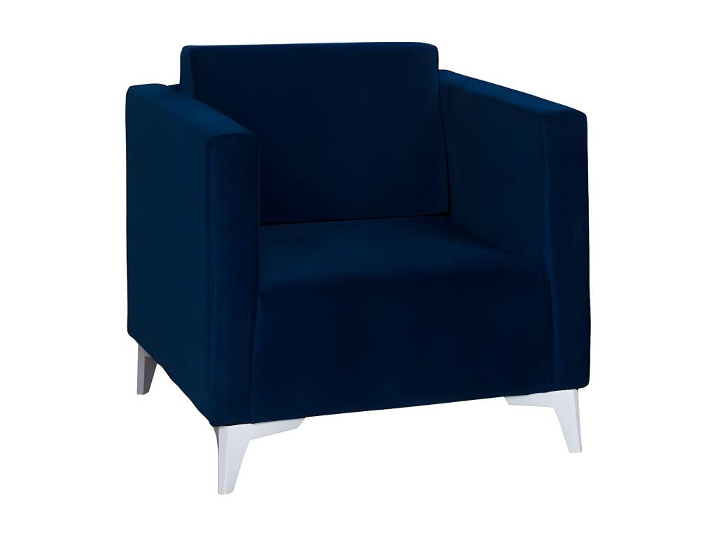 Blue Accent Chair, 74 x 76 x 82 cm