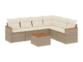 Beige Woven Resin Wicker Outdoor Furniture Set - dlz1766570354200