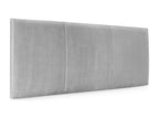 Gray Velvet Bed, 95 x 50 cm