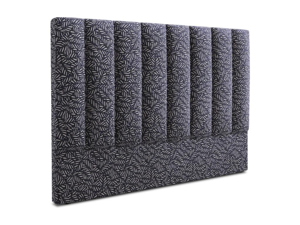 Navy Blue Bed, 200 x 8 x 120 cm