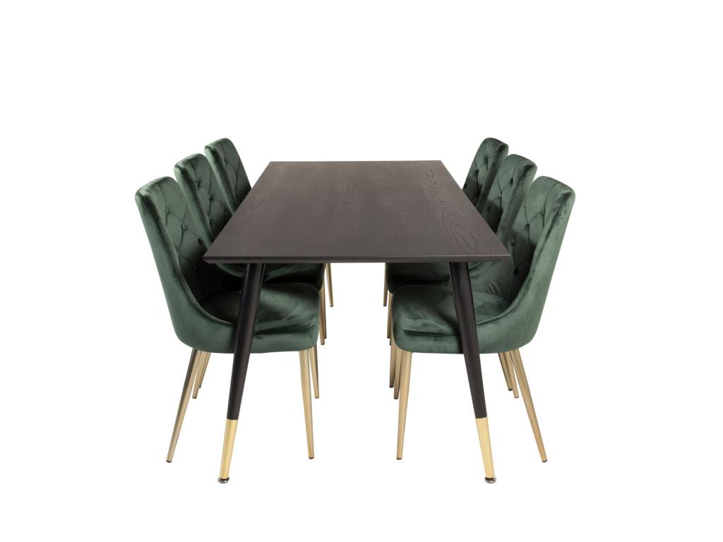 Green Velvet Table