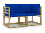 Blue Pine Wood Home Furniture