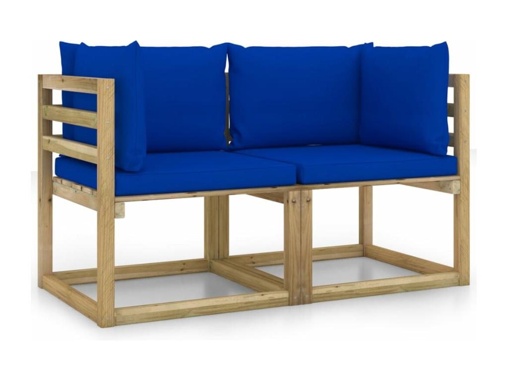Blue Pine Wood Home Furniture