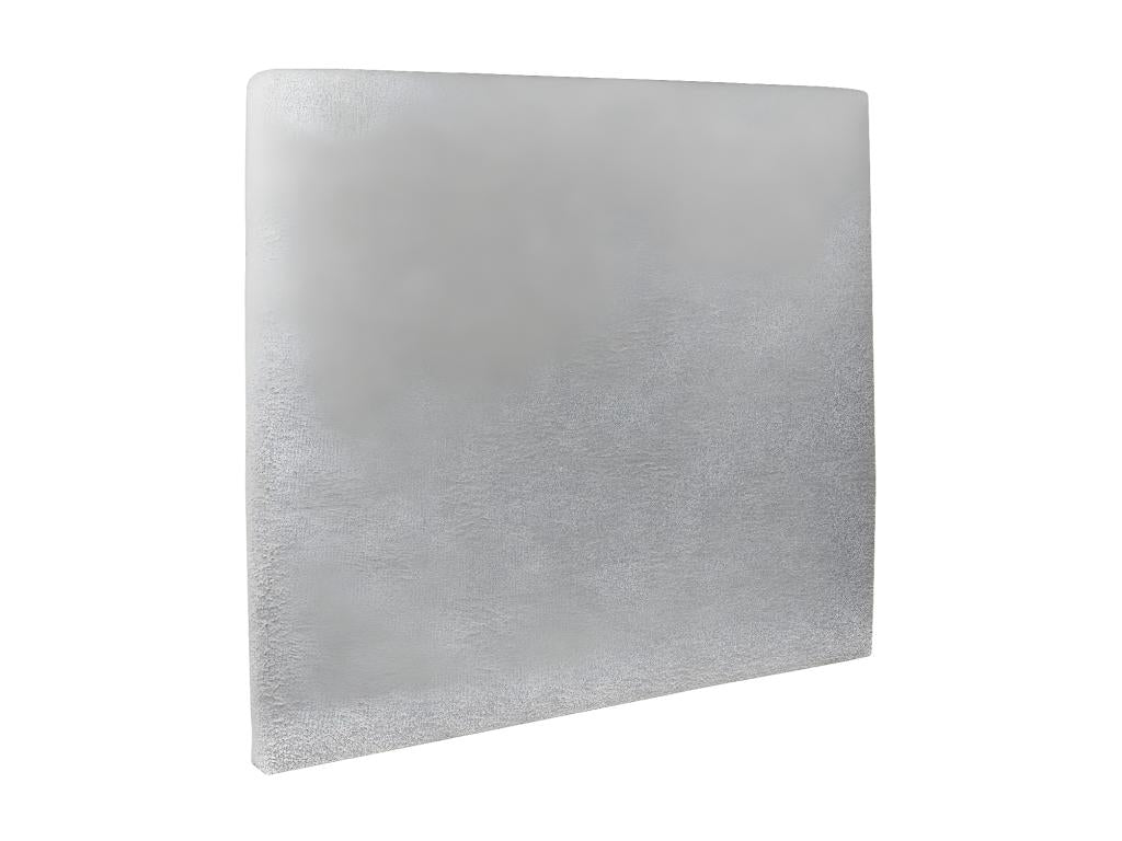 Gray Boucle Fabric Bed