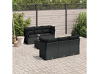Black Woven Resin Wicker Outdoor Furniture Set - dlz1766570674553