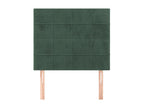 Green Velvet Bed, 90 x 5 x 78 cm