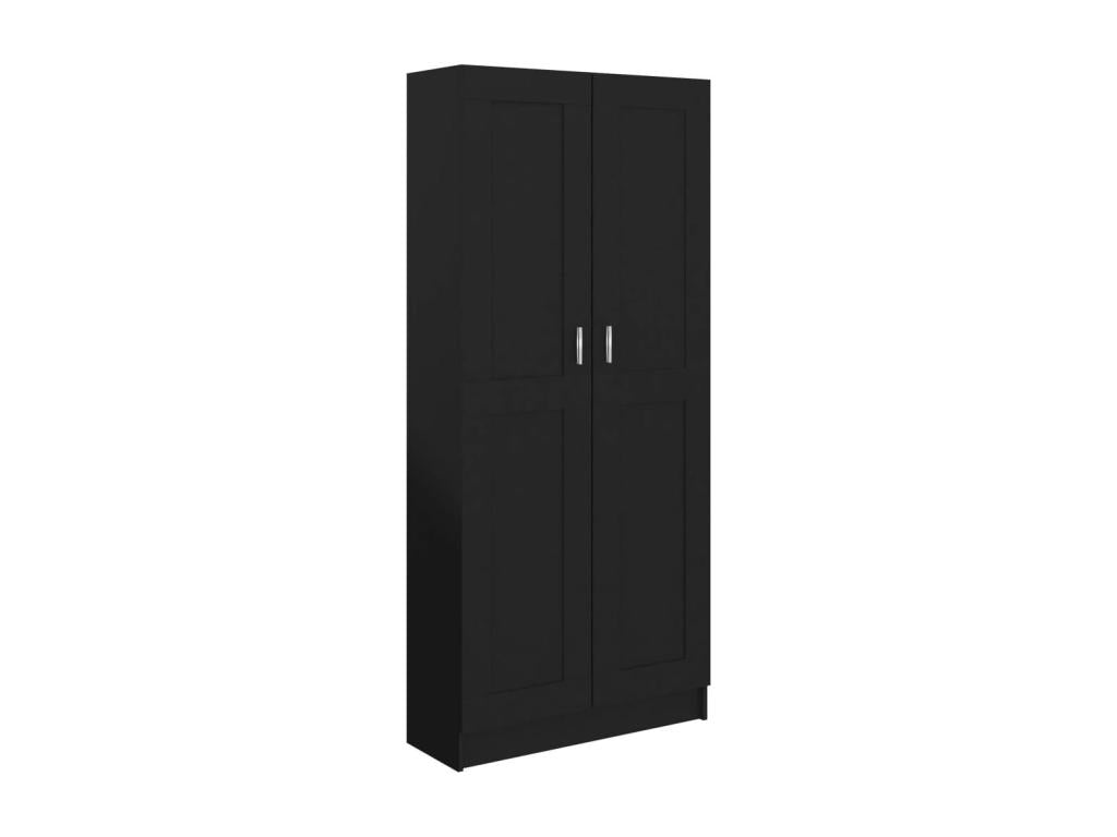 Black Bookcase, 82.5 x 30.5 x 185.5 cm