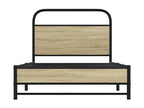 Brown Oak Wood Mattress, 100 x 190 cm