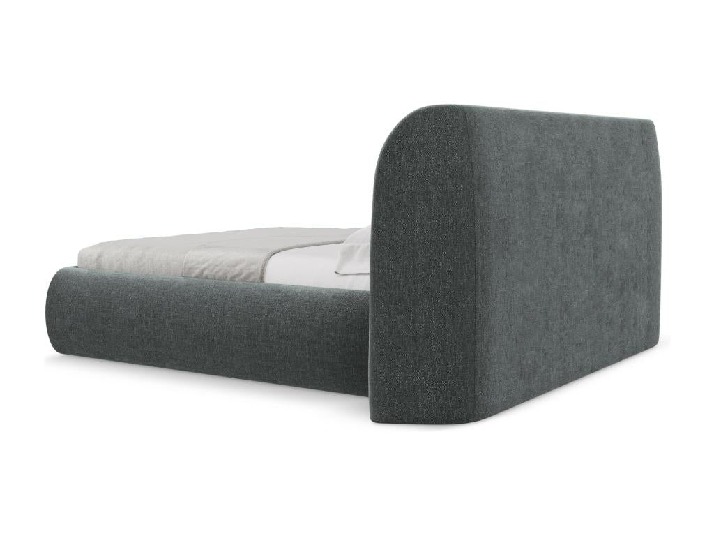 Anthracite Fabric Bed, 180 x 200 cm