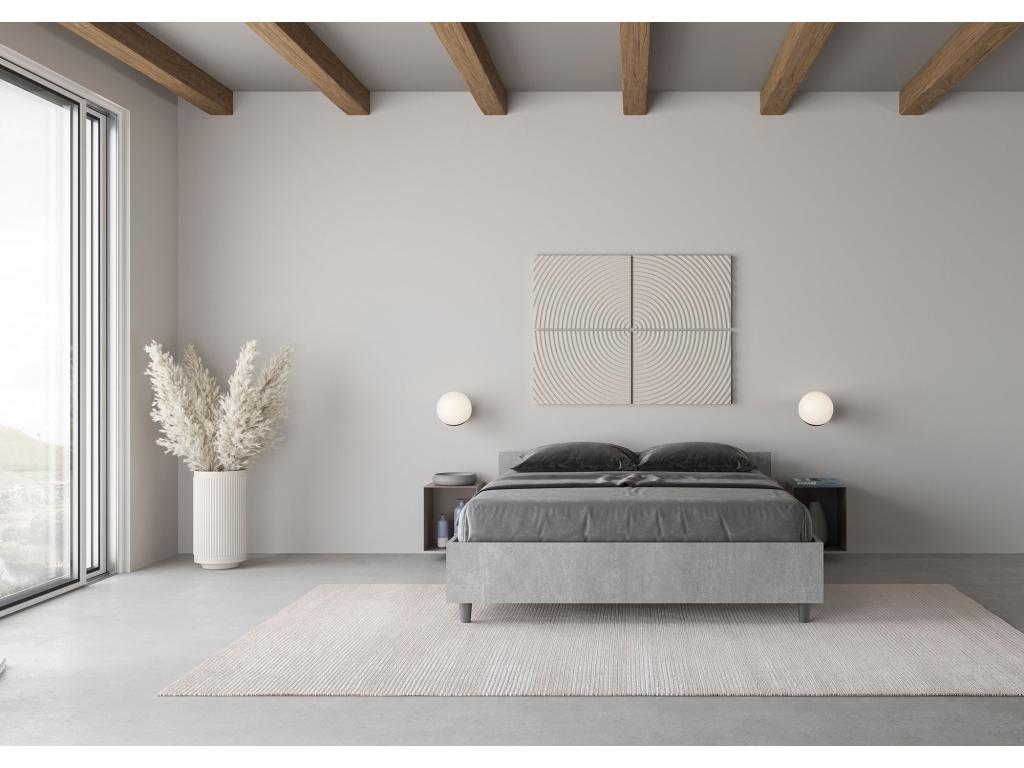 Gray Bed, 140 x 200 cm - dlz1766572104614