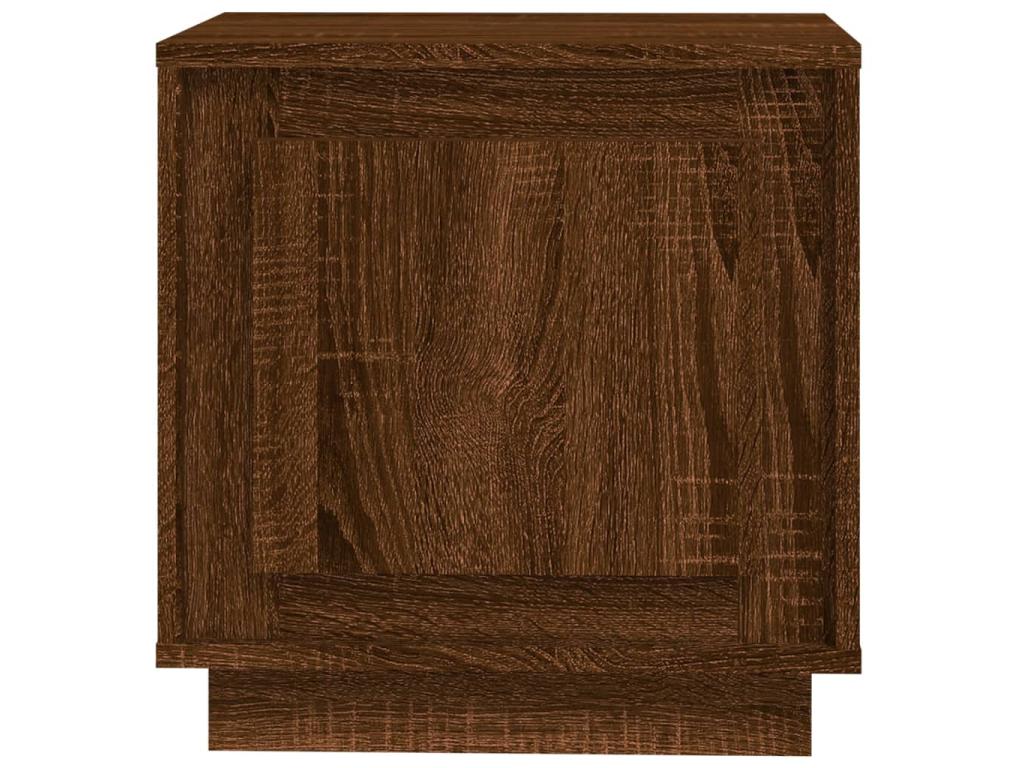 Brown Engineered Wood Table, 44 x 35 x 45 cm