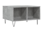 Gray Engineered Wood Coffee Table, 60 x 50 x 36.5 cm
