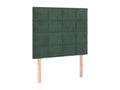 Green Velvet Bed, 90 x 5 x 78 cm