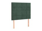 Green Velvet Bed, 90 x 5 x 78 cm