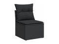 Black Woven Resin Wicker Outdoor Furniture Set - dlz1766570508094
