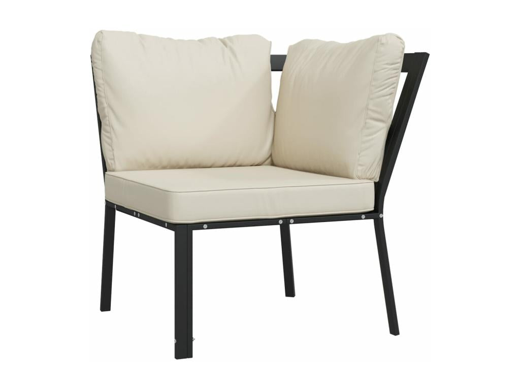 Black Outdoor Furniture Set